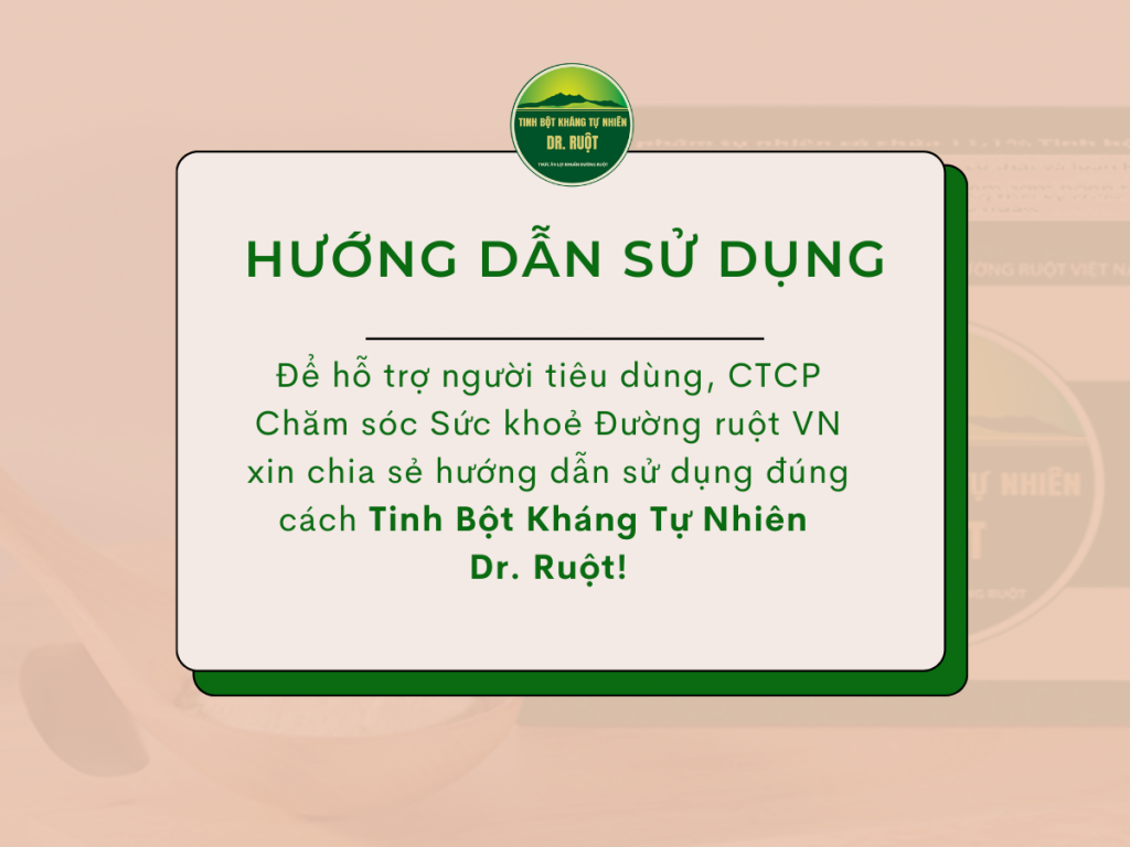 HDSD Tinh Bot Khang Tu Nhien Dung Cach