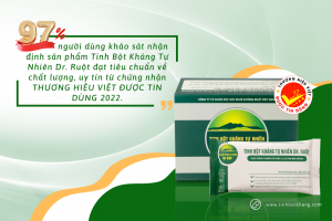 Bạn thân của vi khuẩn đường ruột - Tinh bột kháng Dr Ruột