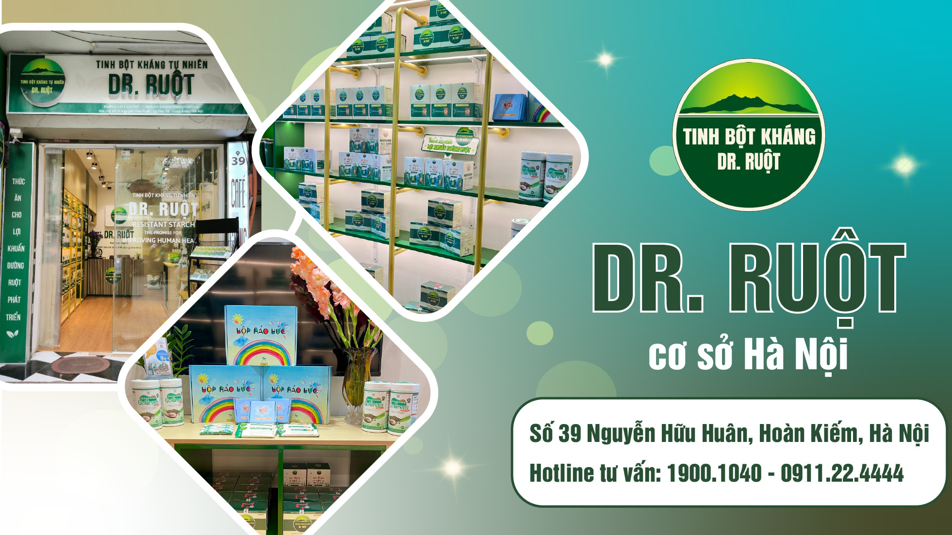 Cửa hàng Dr. Ruột cơ sở Hà Nội