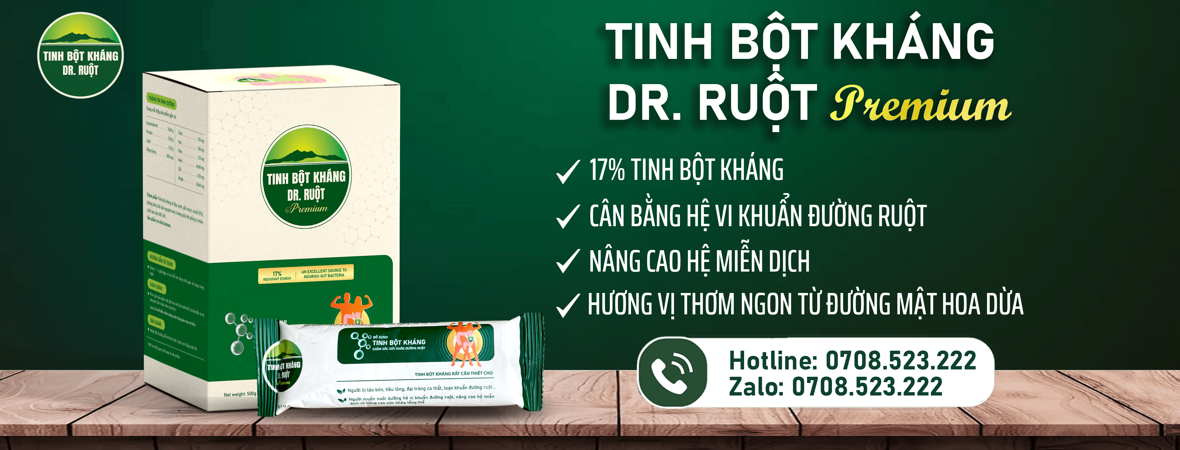 Tinh bột kháng - Dr.Ruột Premium