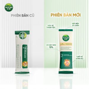 Phân biệt Tinh bột kháng DR. RUỘT Premium mẫu mới và cũ