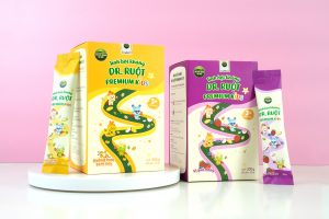 DR. RUỘT Premium Kids gồm 4 thành phần chính: tinh bột kháng RS3, IMO, MCT và đạm thực vật
